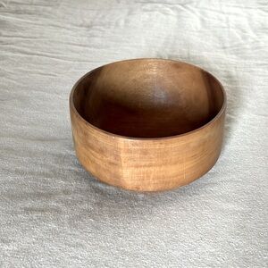 Hand-Turned Wooden Bowl